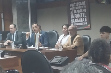 SINAIT DS/BA participa de audiência pública na ALBA sobre os desafios do combate ao trabalho infantil na Bahia