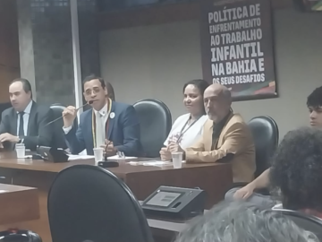 SINAIT DS/BA participa de audiência pública na ALBA sobre os desafios do combate ao trabalho infantil na Bahia
