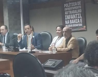 SINAIT DS/BA participa de audiência pública na ALBA sobre os desafios do combate ao trabalho infantil na Bahia